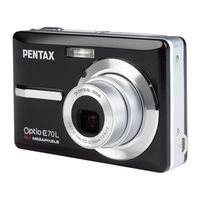 Pentax Optio E70L Gebruikershandleiding