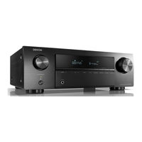 Denon AVR-X250BT Gebruiksaanwijzing