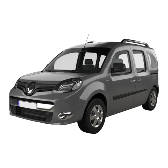 Renault KANGOO 2016 Instructieboekje