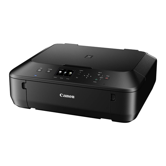 Canon PIXMA MG5500 Series Installatiehandleiding