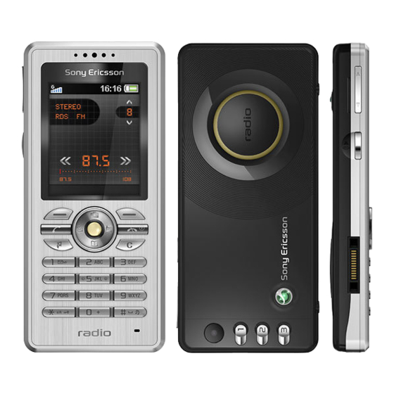 Sony Ericsson R300 Gebruikershandleiding