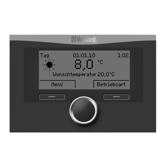 Vaillant calorMATIC VRT 370 Installatiehandleiding