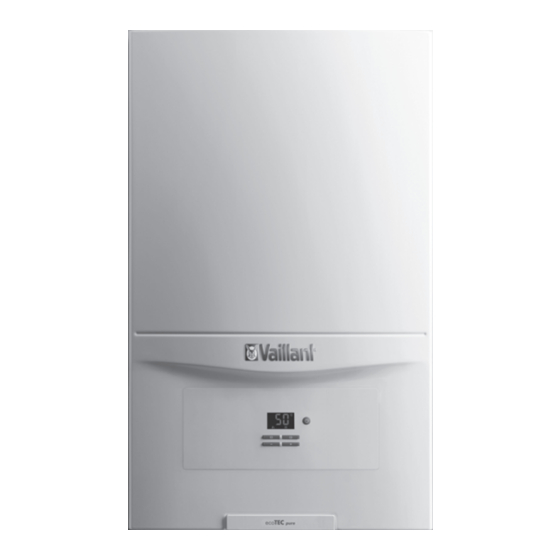 Vaillant ecoTEC pure VHR 18-24/7-2 Series Installatie- En Onderhoudshandleiding