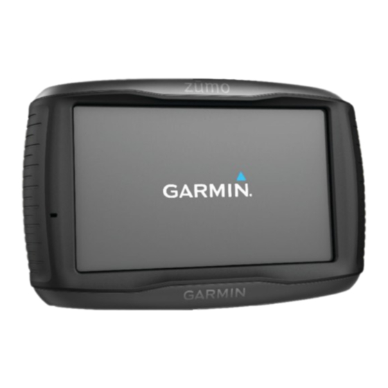 Garmin Zumo 595 Gebruikershandleiding