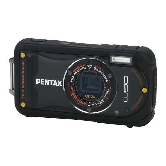 Pentax Optio W90 Bedieningshandleiding