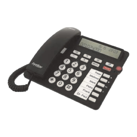 TIPTEL Ergophone 1300 Bedieningshandleiding