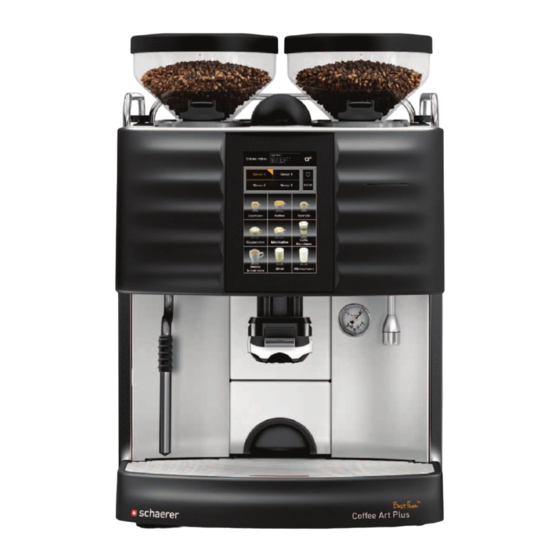 Schaerer Coffee Art Plus Best Foam Gebruiksaanwijzing