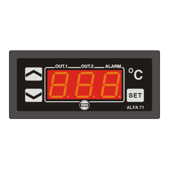 VDH Products ALFANET 71 VS-PI Gebruiksaanwijzing