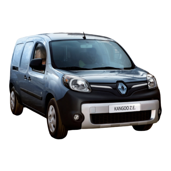 Renault KANGOO Z.E. 2016 Instructieboekje