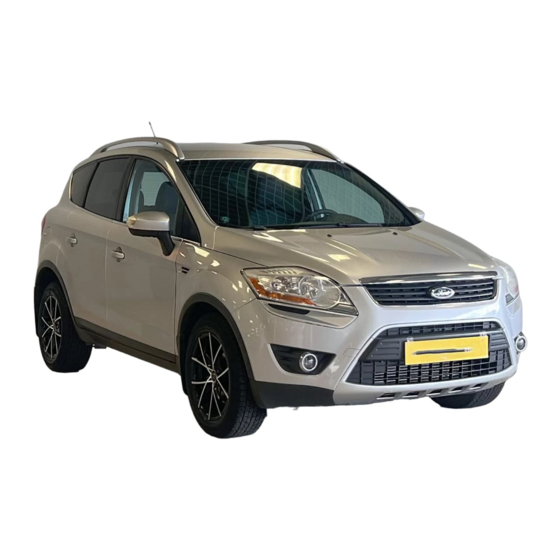 Ford KUGA 2011 Instructieboekje