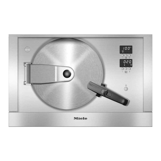 Miele DGD 7035 Gebruiks- En Montagehandleiding