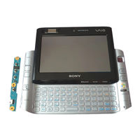 Sony VAIO VGN-UX Series Gebruikershandleiding