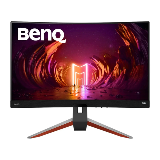 BenQ Mobiuz EX2710R Gebruikershandleiding