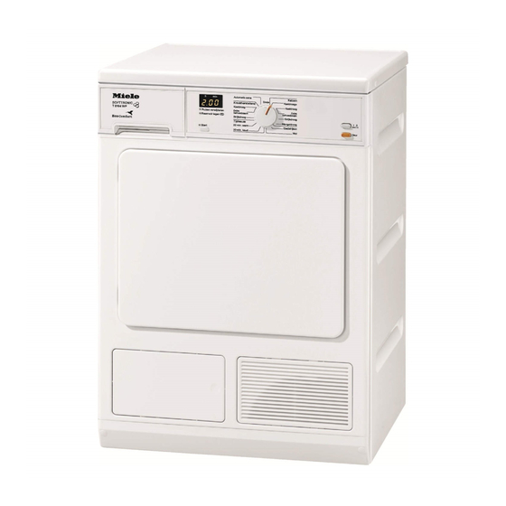 Miele T 8164 WP Gebruiksaanwijzing