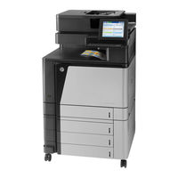 Hp COLOR LASERJET ENTERPRISE FLOW MFP M880z Gebruikershandleiding