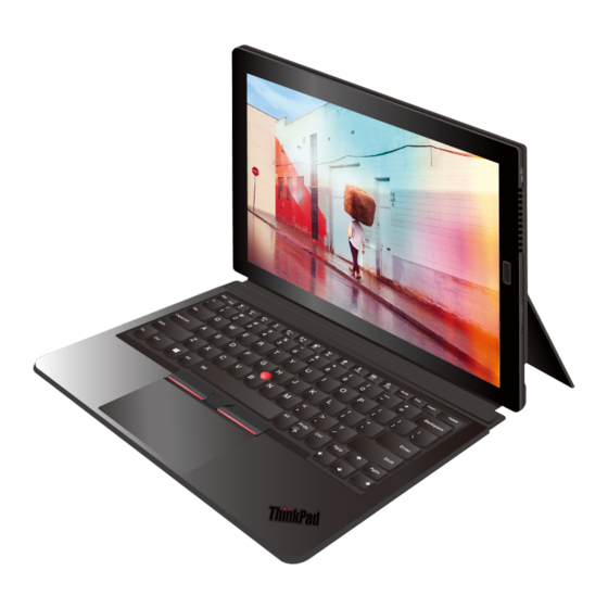 Lenovo ThinkPad X1 Tablet Gen 3 Gebruikershandleiding