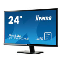 Iiyama ProLite XUB2490HS Gebruikshandleiding