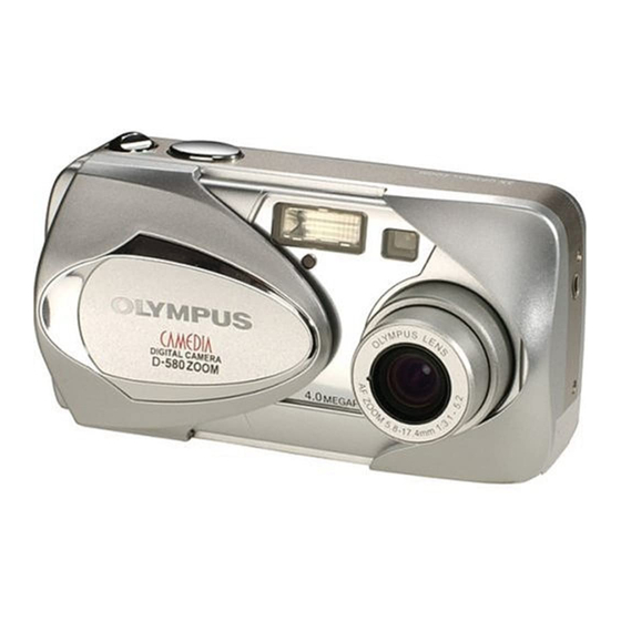 Olympus Camedia D-580ZOOM Beknopte Handleiding