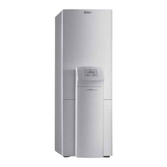 Vaillant geoTHERM exclusiv VWS Installatiehandleiding