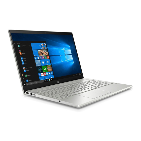 HP Pavilion 15 Ultrabook Gebruikershandleiding