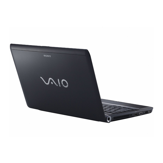 Sony Vaio VPCS13 Series Gebruikershandleiding