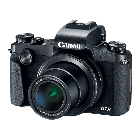 Canon PowerShot G1 X Mark III Gebruikershandleiding