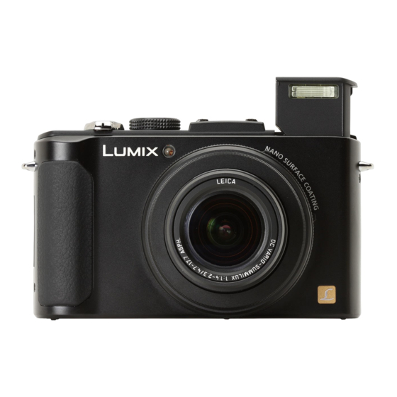 Panasonic LUMIX DMC-LX7 Beknopte Gebruiksaanwijzing