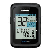 Giant NeosGPS Bedieningshandleiding