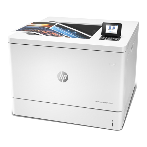 HP Color LaserJet Enterprise M751 Gebruikershandleiding