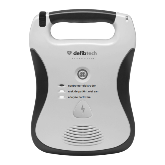 Defibtech DDU-120 Gebruikershandleiding