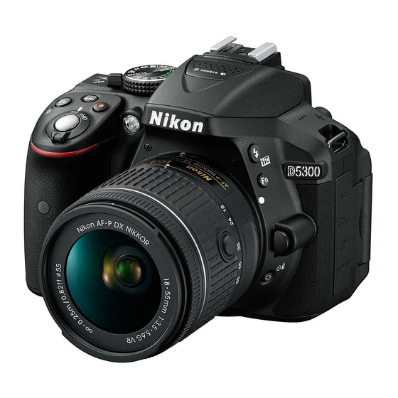 Nikon D5300 Gebruikshandleiding