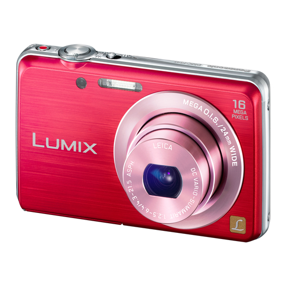 Panasonic LUMIX DMC-FS40 Gebruiksaanwijzing