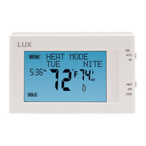 LUX SMART TEMP TX9600TS - UNIVERSELE 7-DAAGSE PROGRAMMEERBARE THERMOSTAAT MET TOUCHSCREEN - Handleiding