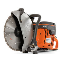 Husqvarna K770 Gebruikershandleiding