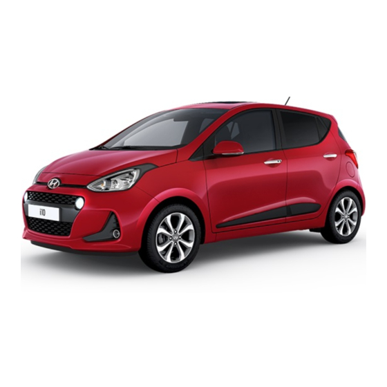 Hyundai i10 2017 Gebruikershandleiding