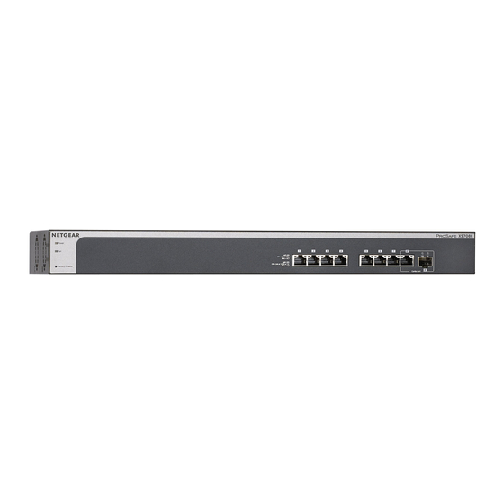 NETGEAR ProSafe Plus XS708E Installatiehandleiding