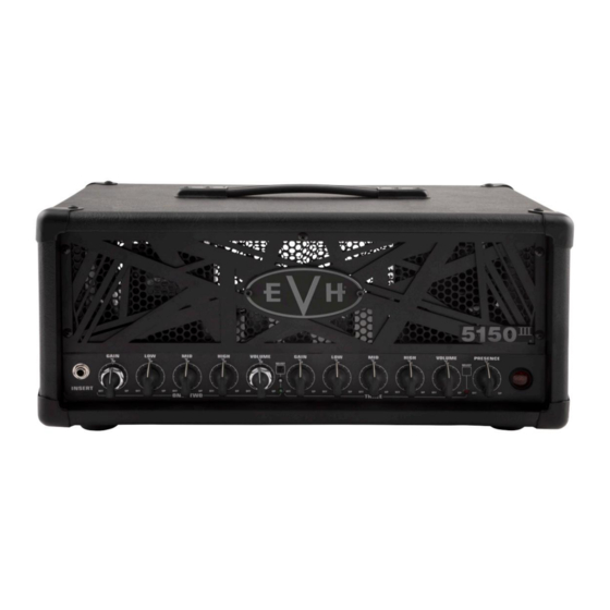 Evh 5150 III 50S 6L6 Handleiding