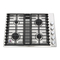 KitchenAid KCGD500GSS - 30" 4 Pits Gas Kookplaat met Afzuiging Handleiding