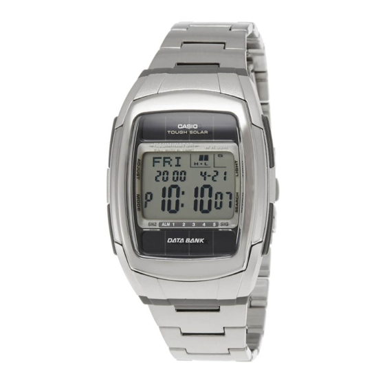 Casio 2568 Gebruikershandleiding