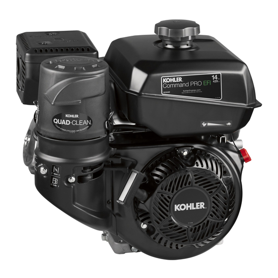 Kohler Command PRO EFI ECH440 Gebruikershandleiding