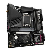 Gigabyte Z790M AORUS ELITE AX Gebruikershandleiding
