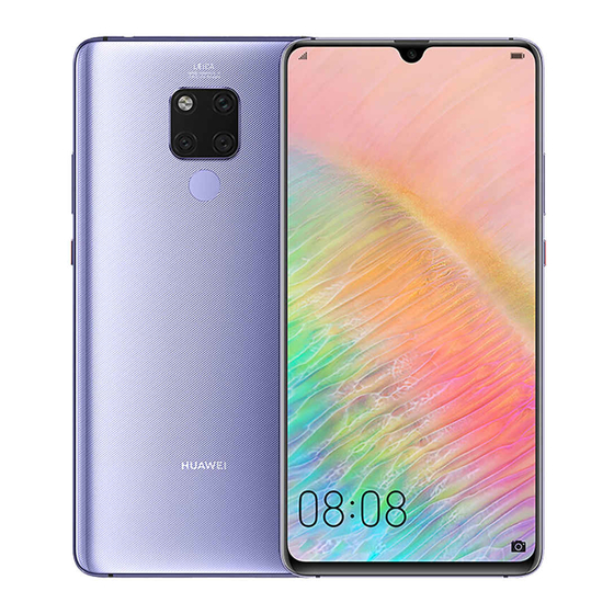 Huawei Mate 20 X Gebruikershandleiding