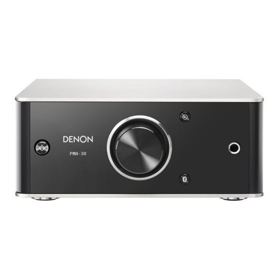 Denon PMA-30 Gebruiksaanwijzing