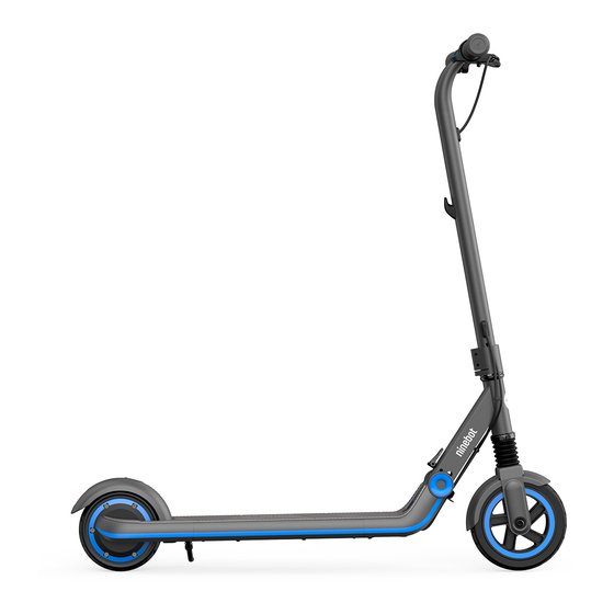 Ninebot eKickScooter ZING E8 Handleiding