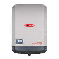 Fronius Symo Advanced 17.5-3-M Gebruiksaanwijzing