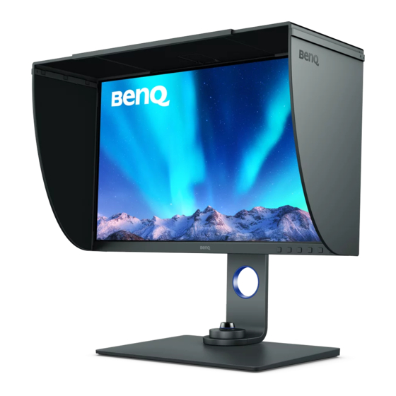 BenQ SW Series Gebruikershandleiding