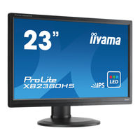 Iiyama ProLite X2380HS Gebruikershandleiding