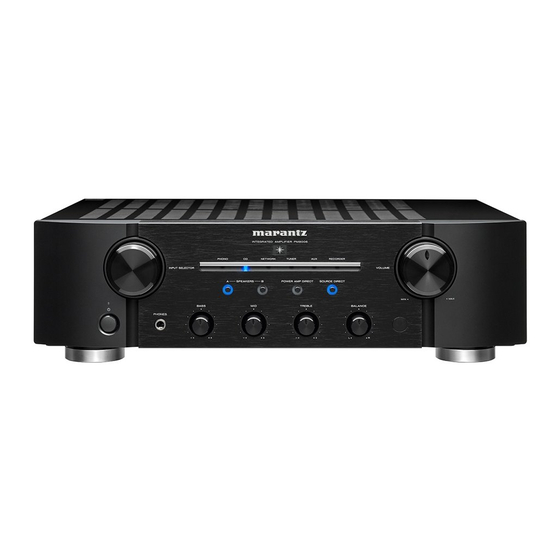 Marantz PM8006 Gebruiksaanwijzing