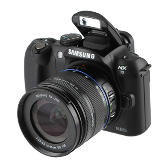 Samsung NX 10 Gebruikershandleiding