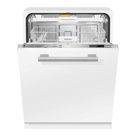 Miele G 6470 Gebruiksaanwijzing